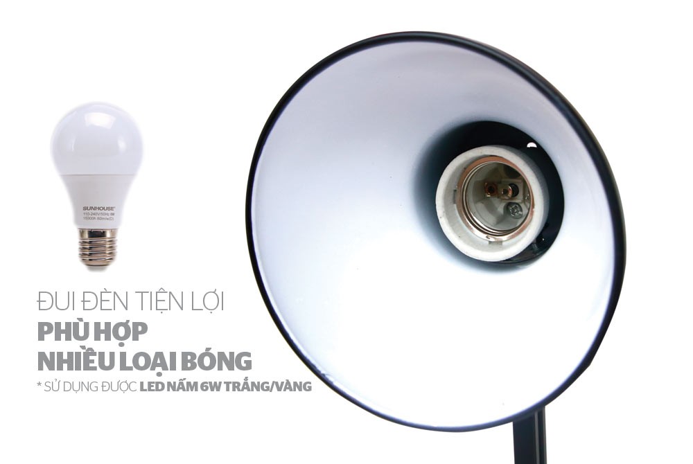 Đèn bàn Sunhouse SHE-13LED-A6 - Hàng Chính Hãng