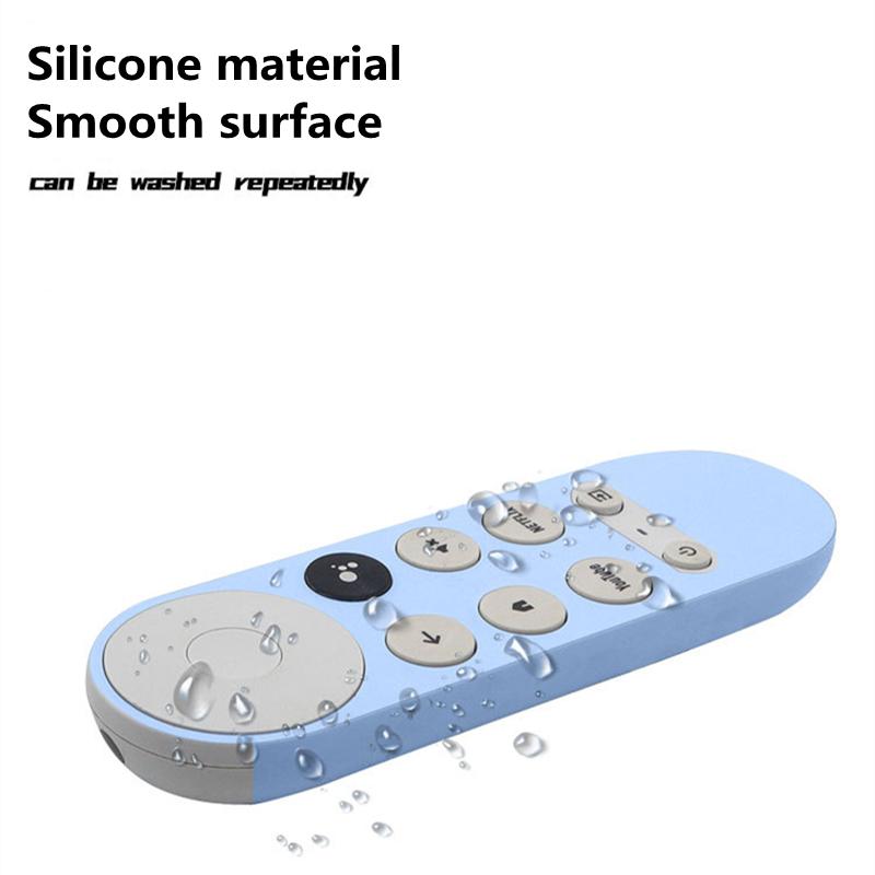 Vỏ Silicon Mềm Chống Trượt Cho Điều Khiển Từ Xa Chromecast Vỏ Bảo Vệ Vỏ Cho Google TV 2020 Điều Khiển Từ Xa Bằng Giọng Nói