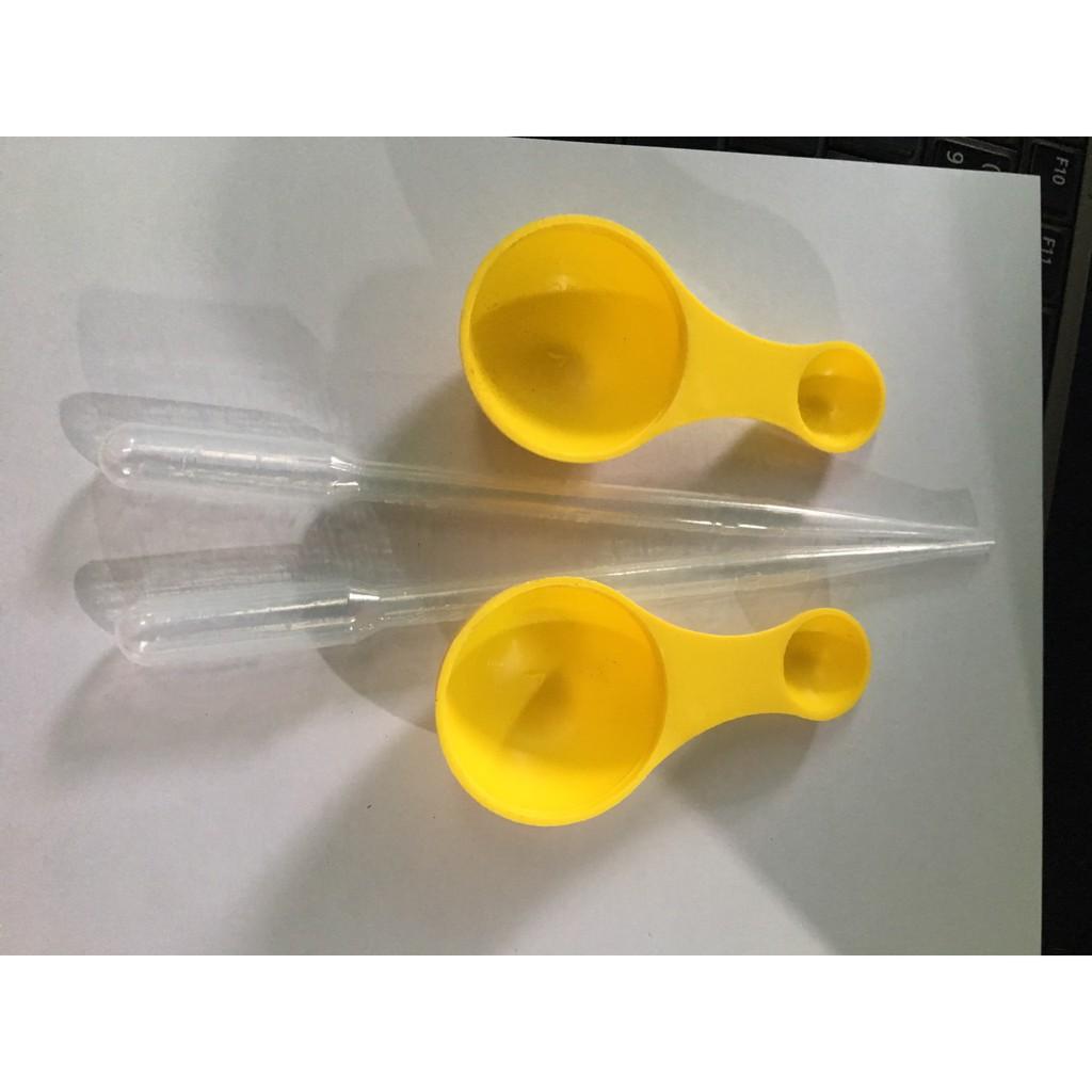 Bộ dụng cụ định lượng 02 ống và 02 muỗng