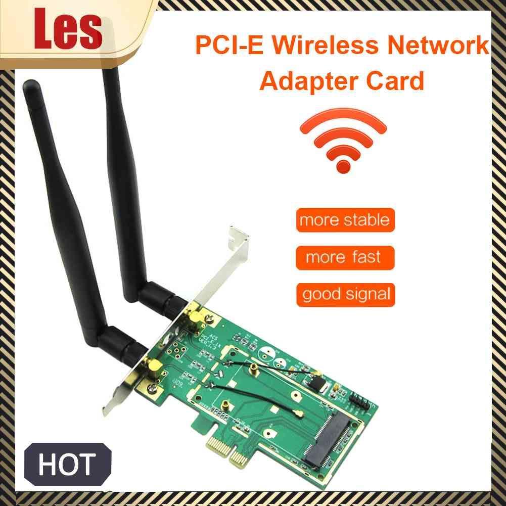 Thẻ Mạng Không Dây Mini PCI Express Sang Desktop PCIe