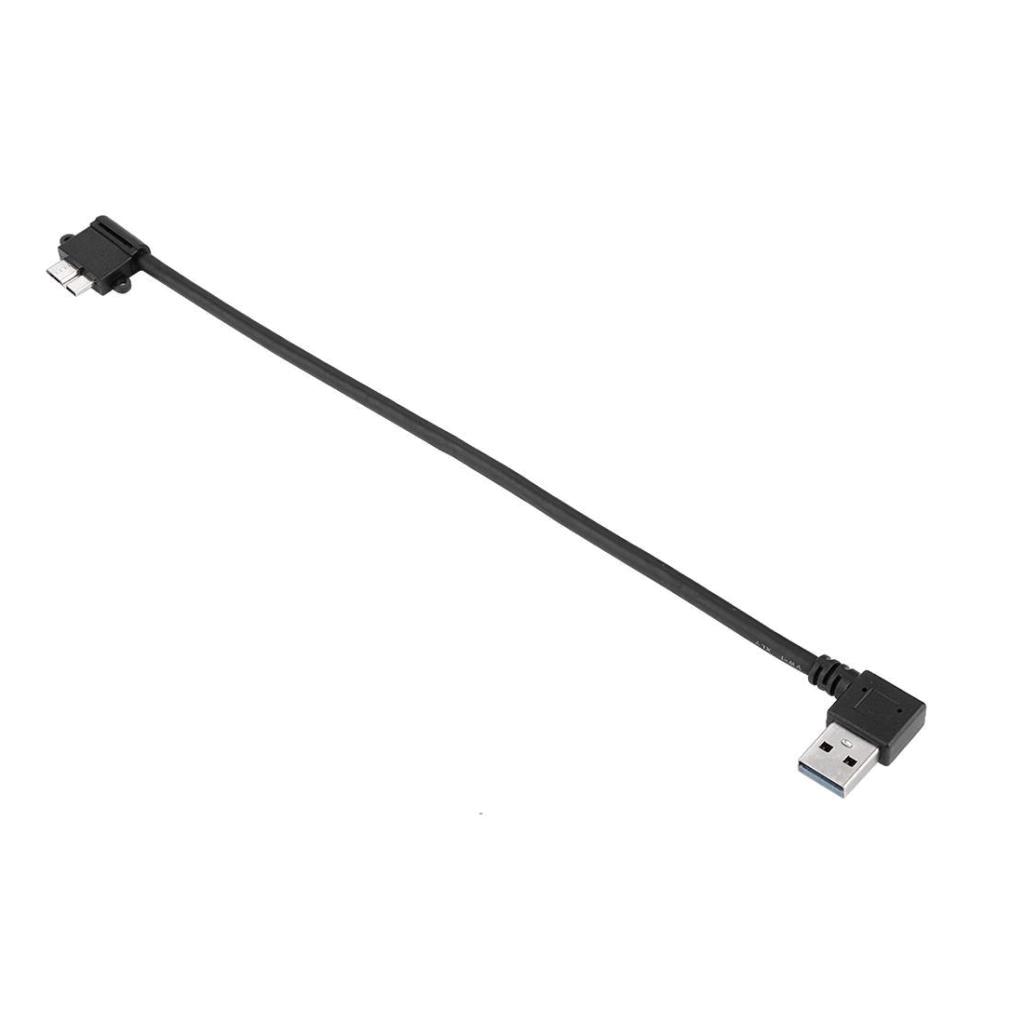 Right Angled USB 3.0 A Male to Micro B Cable for Samsung Galaxy S5,Note 3