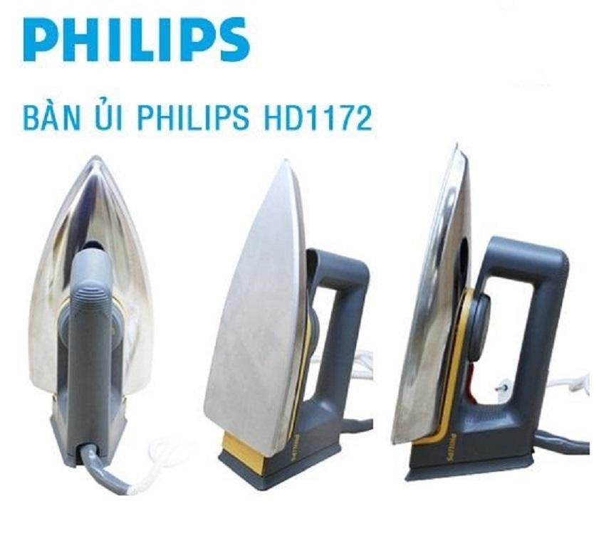 Bàn ủi  khô Philips HD1172/01- HÀNG CHÍNH HÃNG 