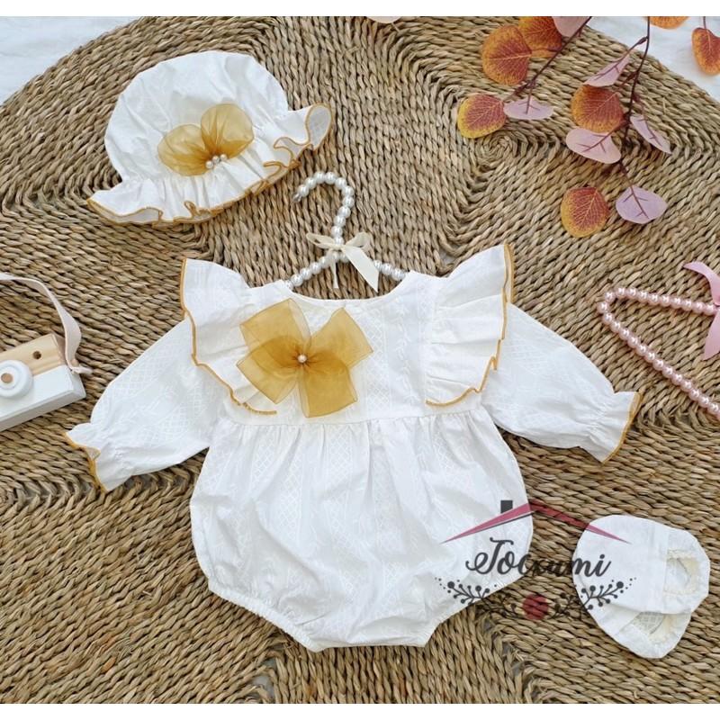 BODY TRẮNG PHỐI HOA NƠ CỰC SANG CHẢNH [THIẾT KẾ