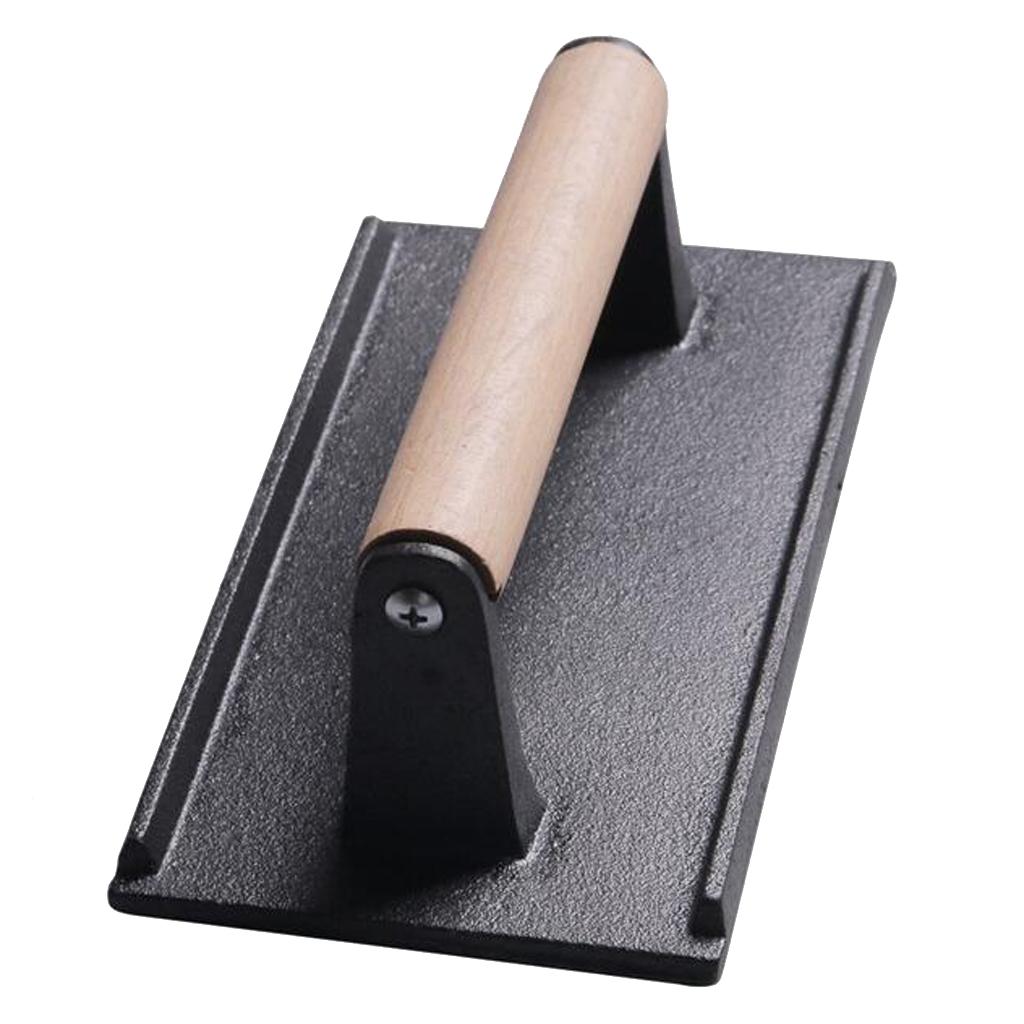 Thịt Nướng BBQ Nướng Gang Bít Tết Cân Hamburger Thịt Xông Khói Xúc Xích Thịt Giày Trượt Patin Nướng Báo Chí Chất