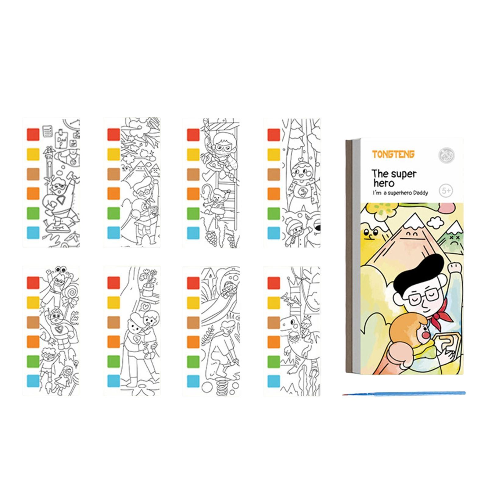 Watercolor Painting Book Entertainment Leisure Creativity for Beginners Souvenir