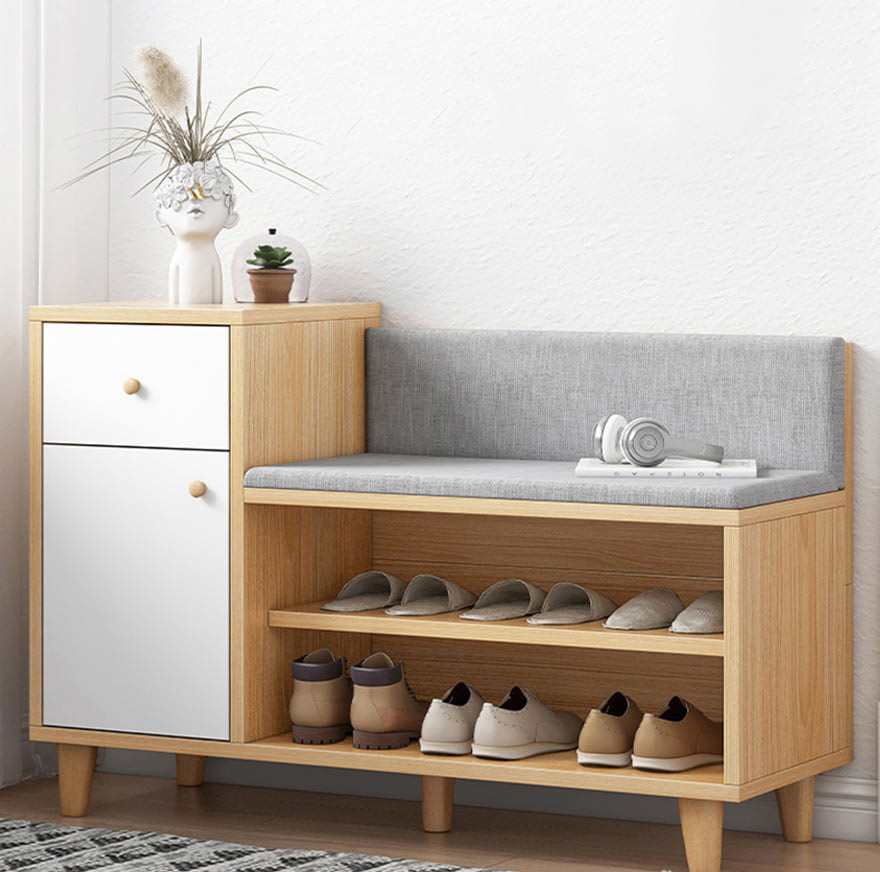 Kệ giày dép gỗ MDF thiết kế tiện dụng