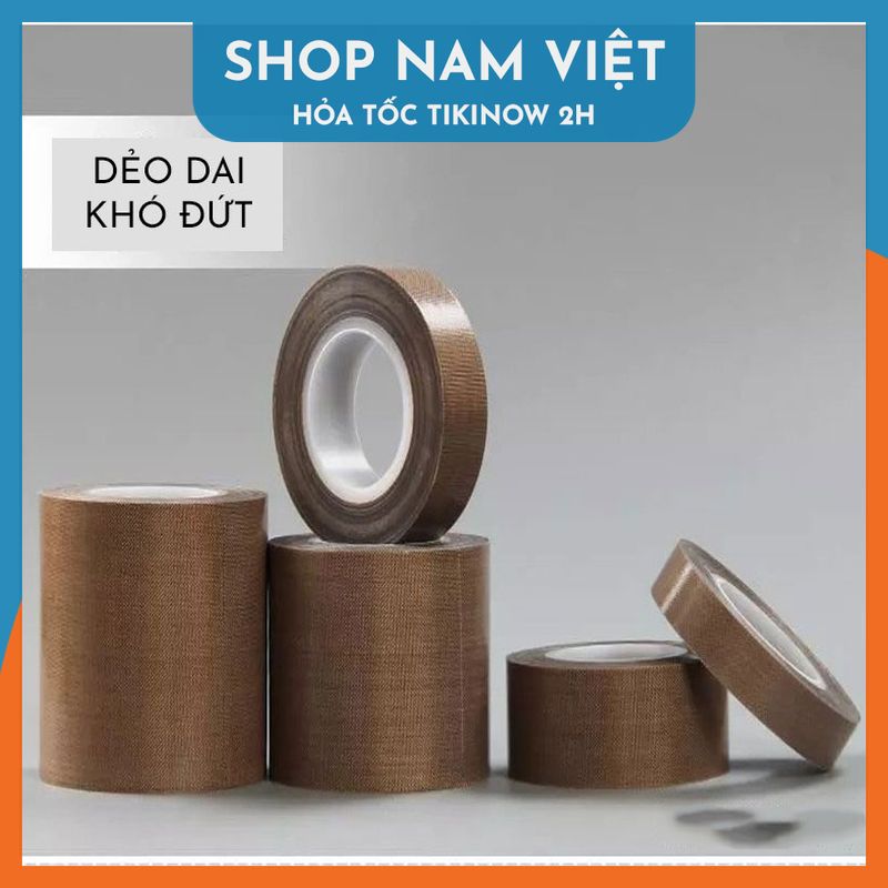 Băng Keo Teflon PTFE Chịu Nhiệt Cao, Chống Dính, Chống Hóa Chất