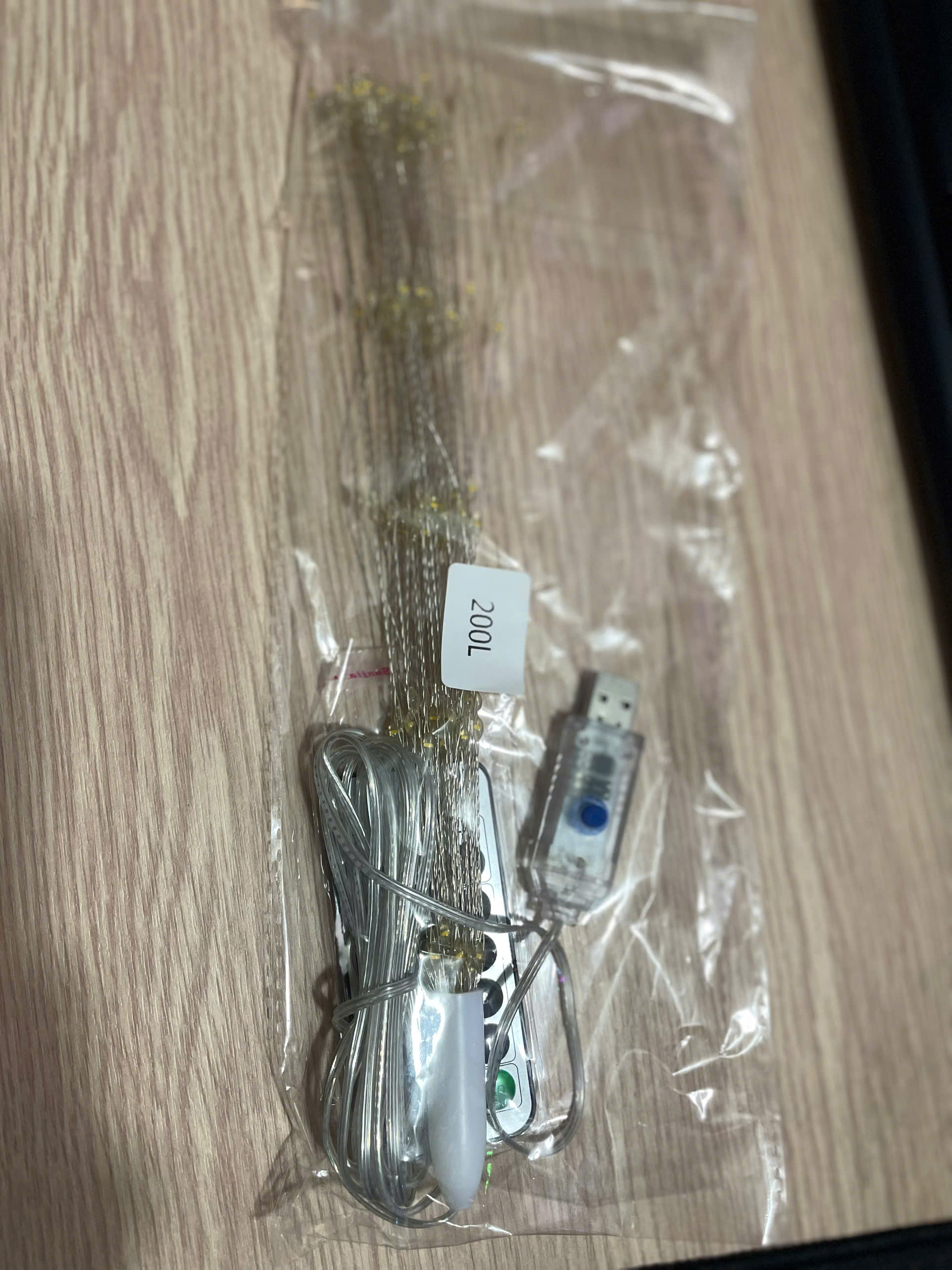 Bộ 1 Chùm Dây Đèn Led 40 Sợi - 1 sợi 5 tầng led Hiệu Ứng Sáng Decor Trang Trí Nhà Cửa, Trang Trí Mọi Không Gian