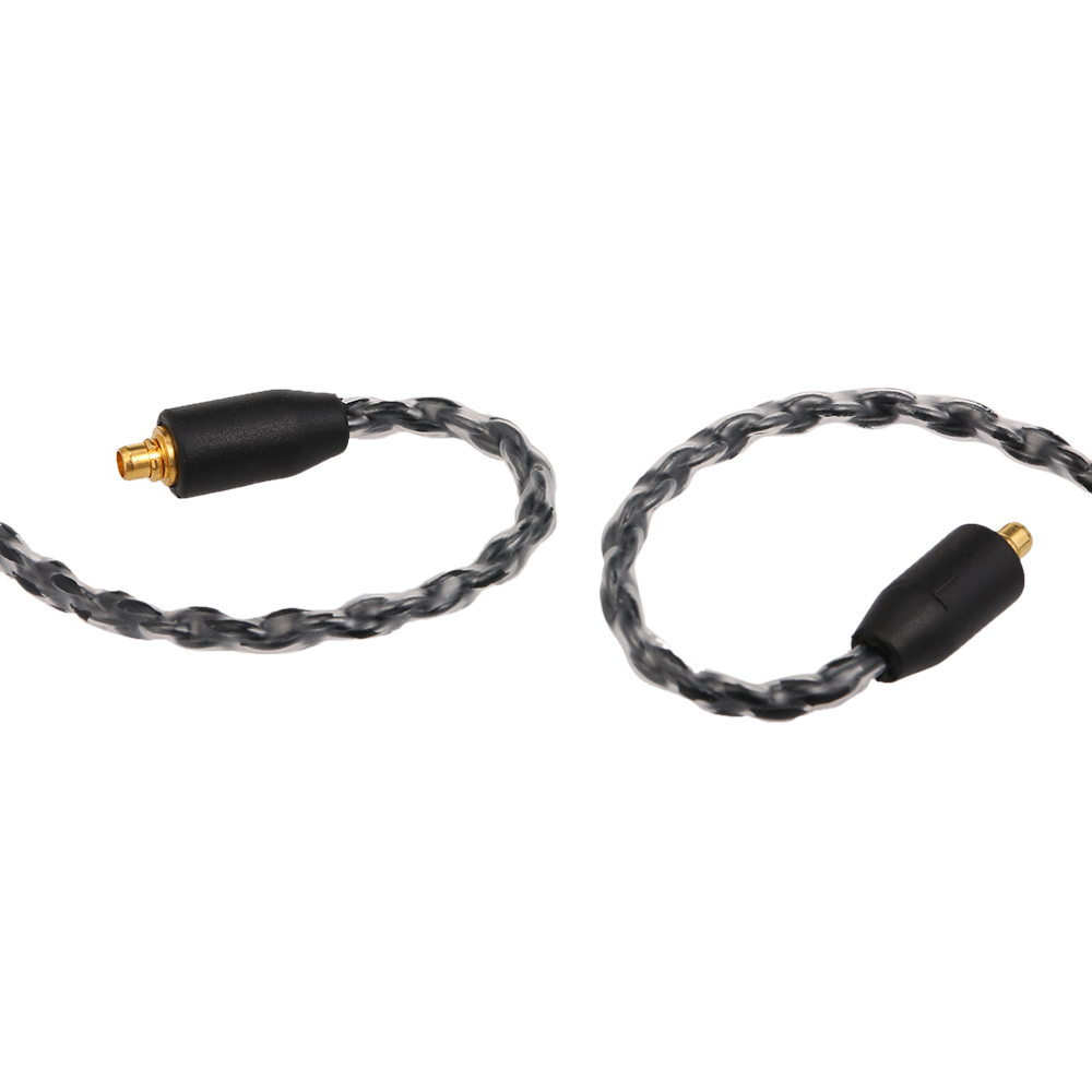 Đầu nối MMCX Thay thế Cáp tai nghe 3.5mm Có thể tháo rời Dây điều khiển trong dòng với Mic cho Shure