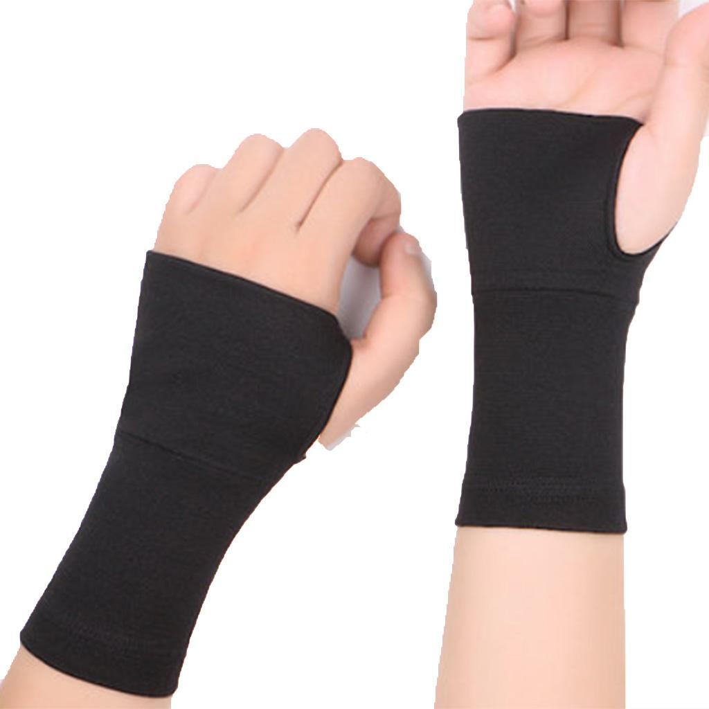 2x Wrist Support Compression Sports Wristband Hand Palm Wrist Wraps Exercise Training Wrist Guard