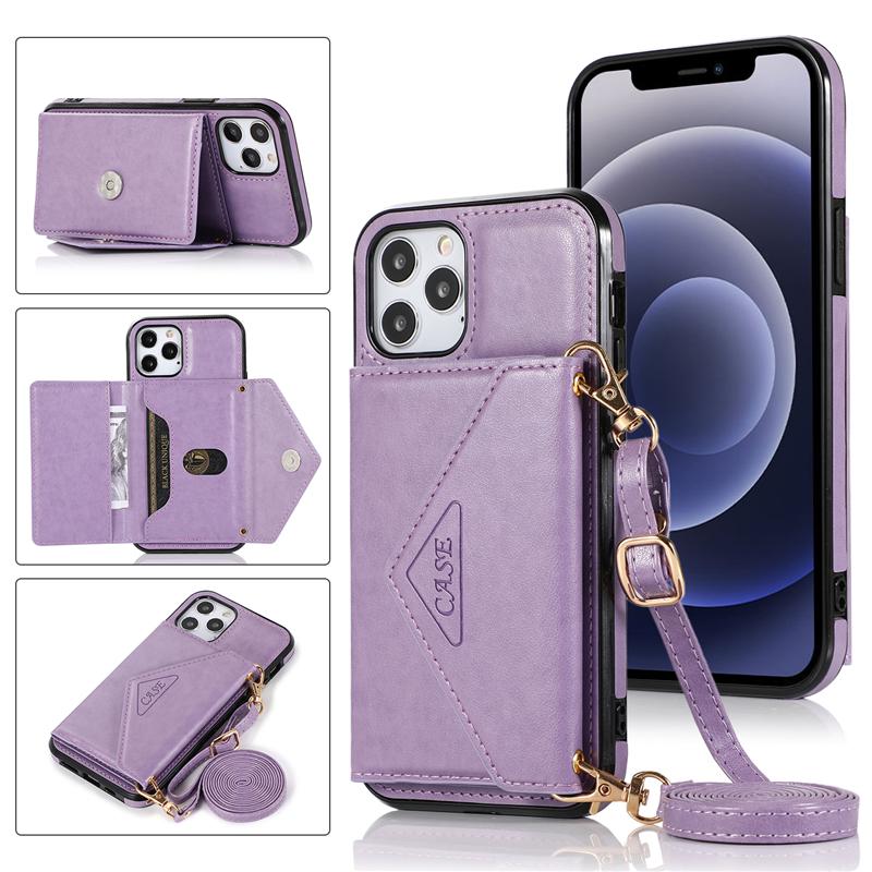 Bao Da Nắp Gập Có Ngăn Đựng Thẻ Hít Nam Châm Thời Trang Cho Iphone12 Mini 11 Pro Xs Max Xr I8 I7