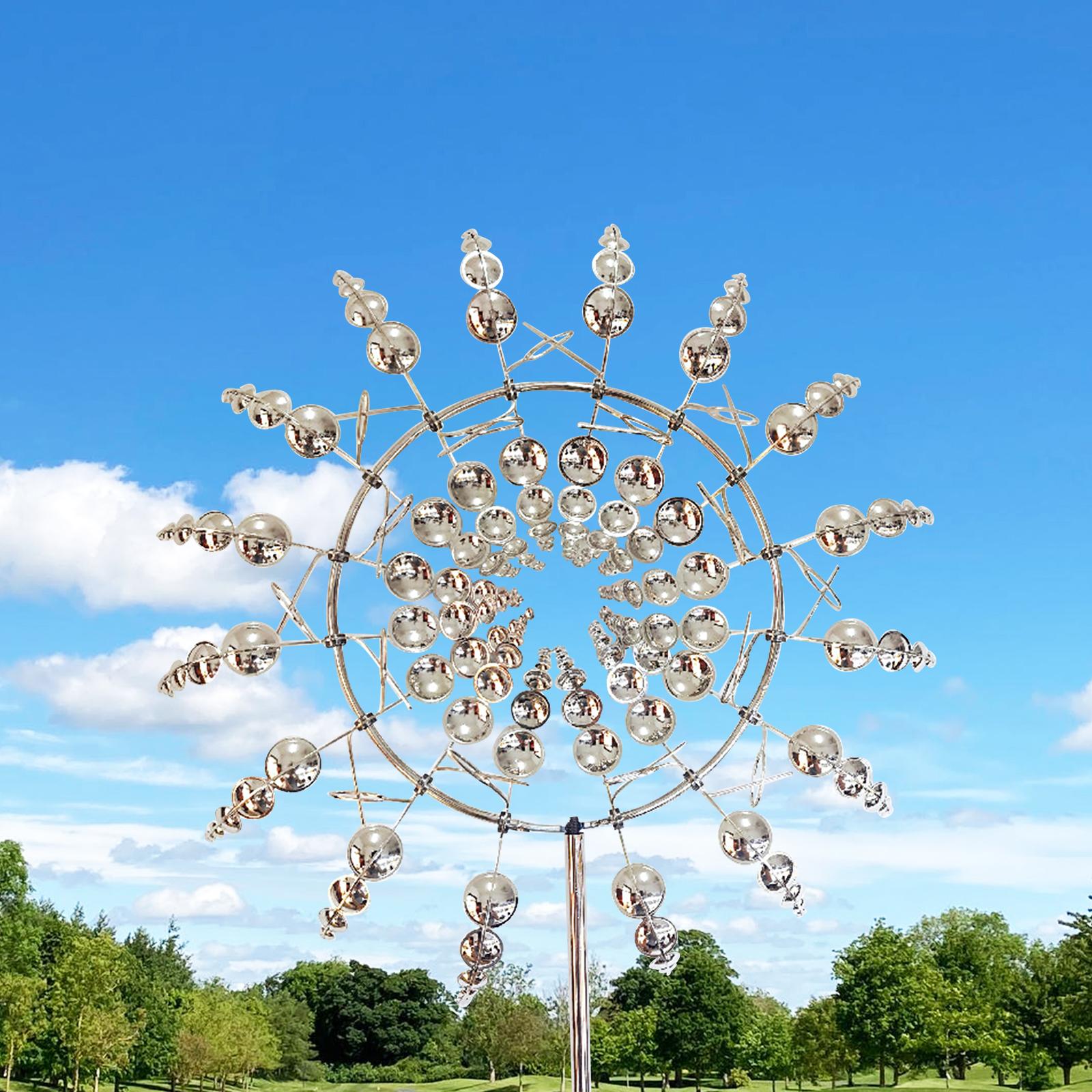 Cối Xay Gió Bằng Kim Loại Độc Đáo 31Cm