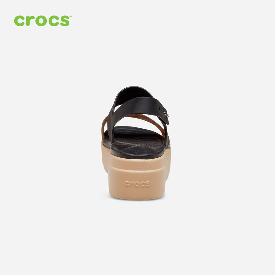 Giày sandal nữ Crocs Brooklyn Low Wedge W Tort - 207864-0C4