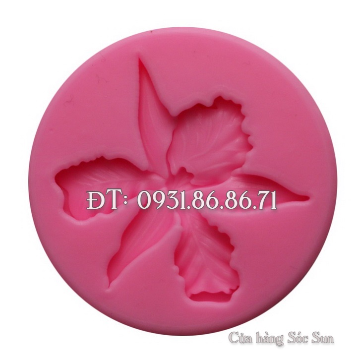 Khuôn silicon hoa lan vũ nữ cánh dài – Mã số 1645