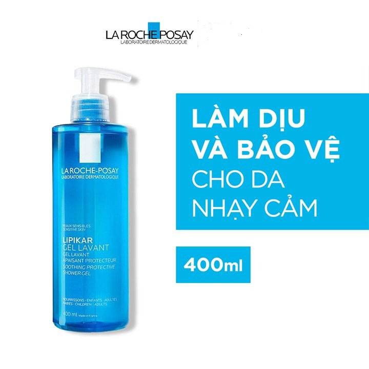 Gel Tắm Làm Sạch Làm Dịu Và Bảo Vệ Da Nhạy Cảm La Roche Posay Lipikar Shower Gel