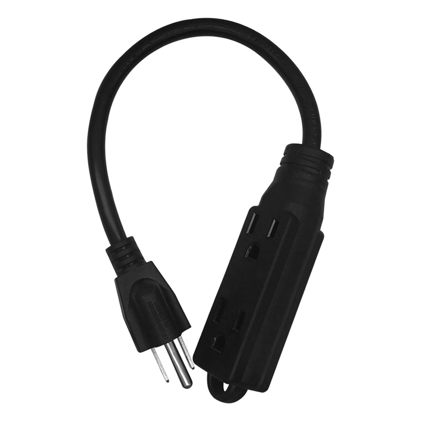 US Power Extension Cord Cable 5-15P to 5-15R Universal Multifunctional