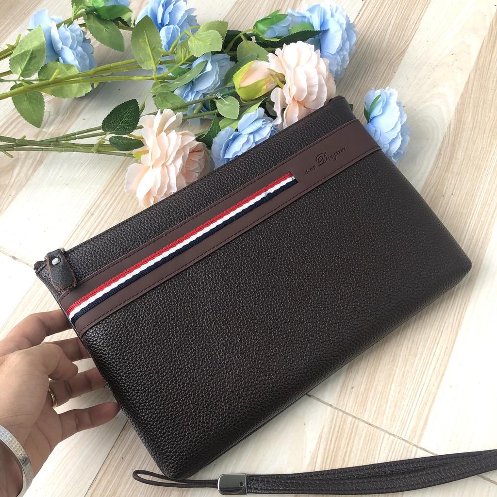 CLUTCH CẦM TAY NAM NỮ SIZE 26 DA MỀM