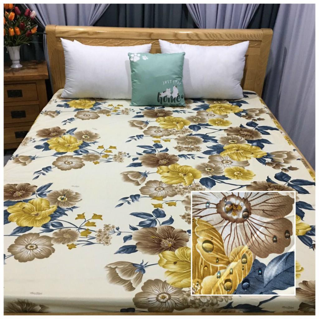 Ga Chống thấm cotton thun nano kháng khuẩn dùng trực tiếp cho bé loại dày