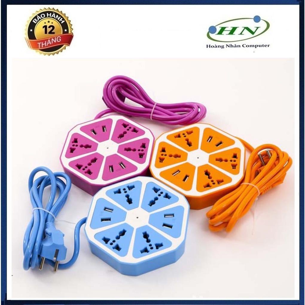 Ổ Cắm Điện Hình Trái Cam 2 Cổng USB
