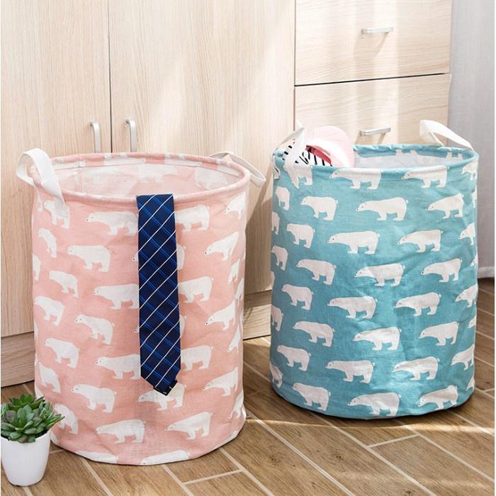 Giỏ vải đựng đồ đa năng họa tiết