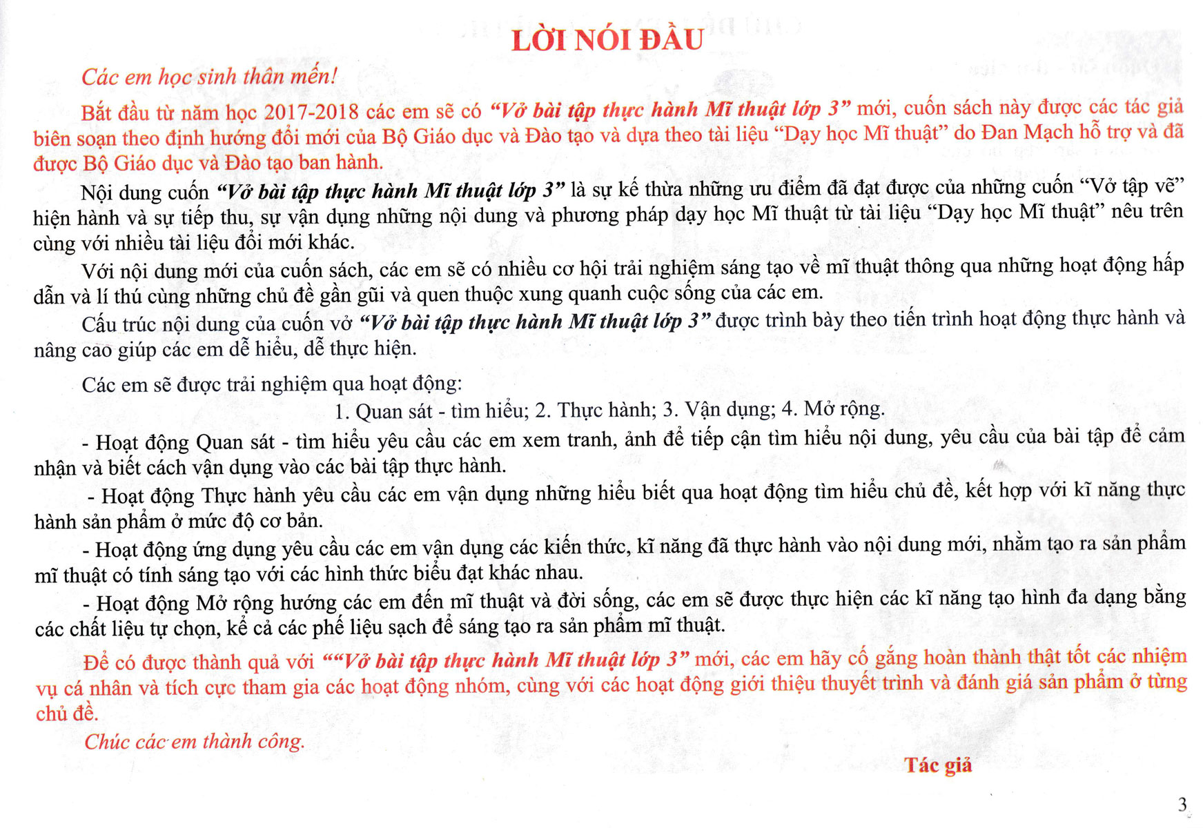 VỞ BÀI TẬP THỰC HÀNH MĨ THUẬT LỚP 3 (BIÊN SOẠN THEO CHƯƠNG TRÌNH GDPT MỚI)_HA