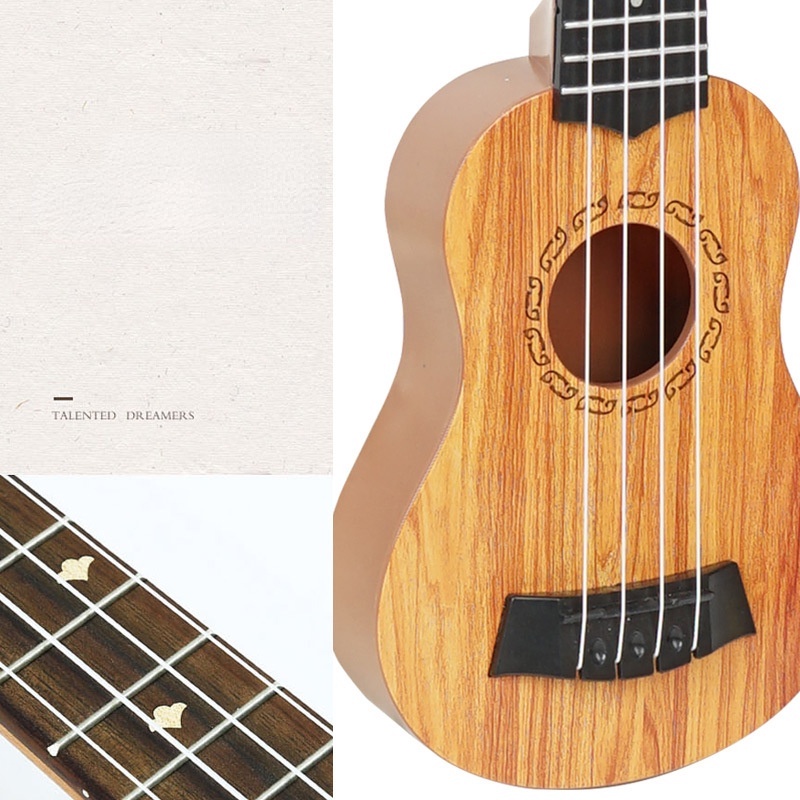 Đàn Guitar mini cho bé - Ukulele nhạc cụ mầm non đồ chơi