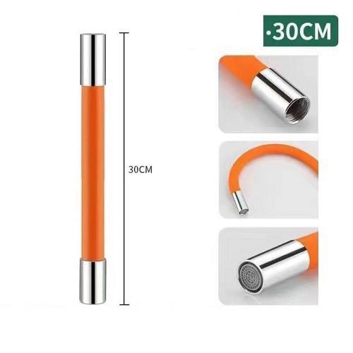 Ống mềm silicon linh hoạt nối dài vòi nước xoay 360 độ chiều dài 30cm