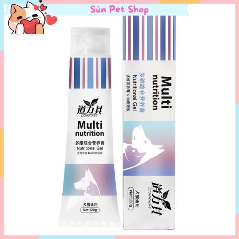Gel dinh dưỡng cho chó mèo Dorrikey bổ sung dinh dưỡng, tăng sức đề kháng