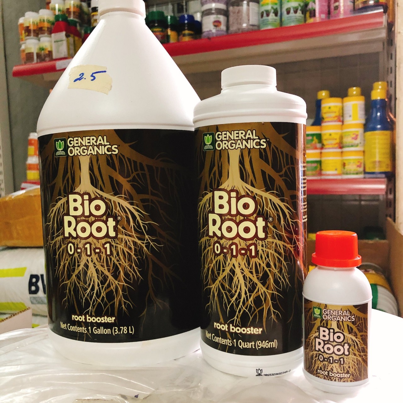 Phân Bón Kích Rễ Hữu Cơ Nhập Mỹ BIO ROOT 0-1-1 GENERAL ORGANICS 