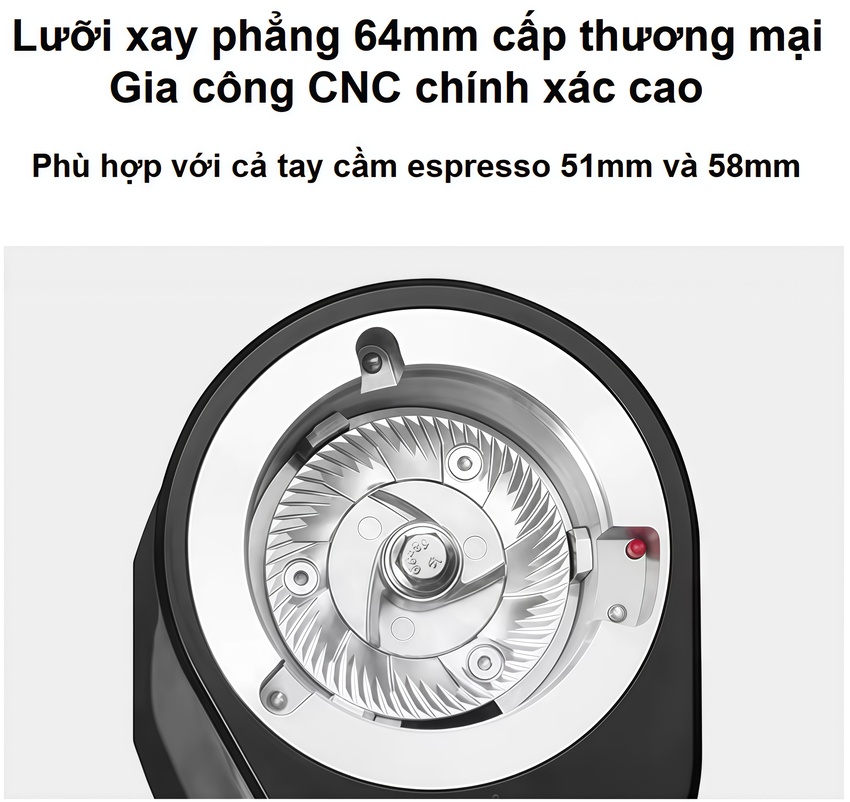 Máy xay cà phê chuyên nghiệp thương hiệu cao cấp Shardor BD-CG301 - Công suất 260W - Hàng nhập khẩu (BH 1 NĂM)