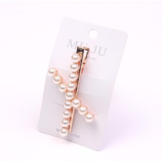 KẸP TÓC NGỌC TRAI NHÂN TẠO CAO CẤP