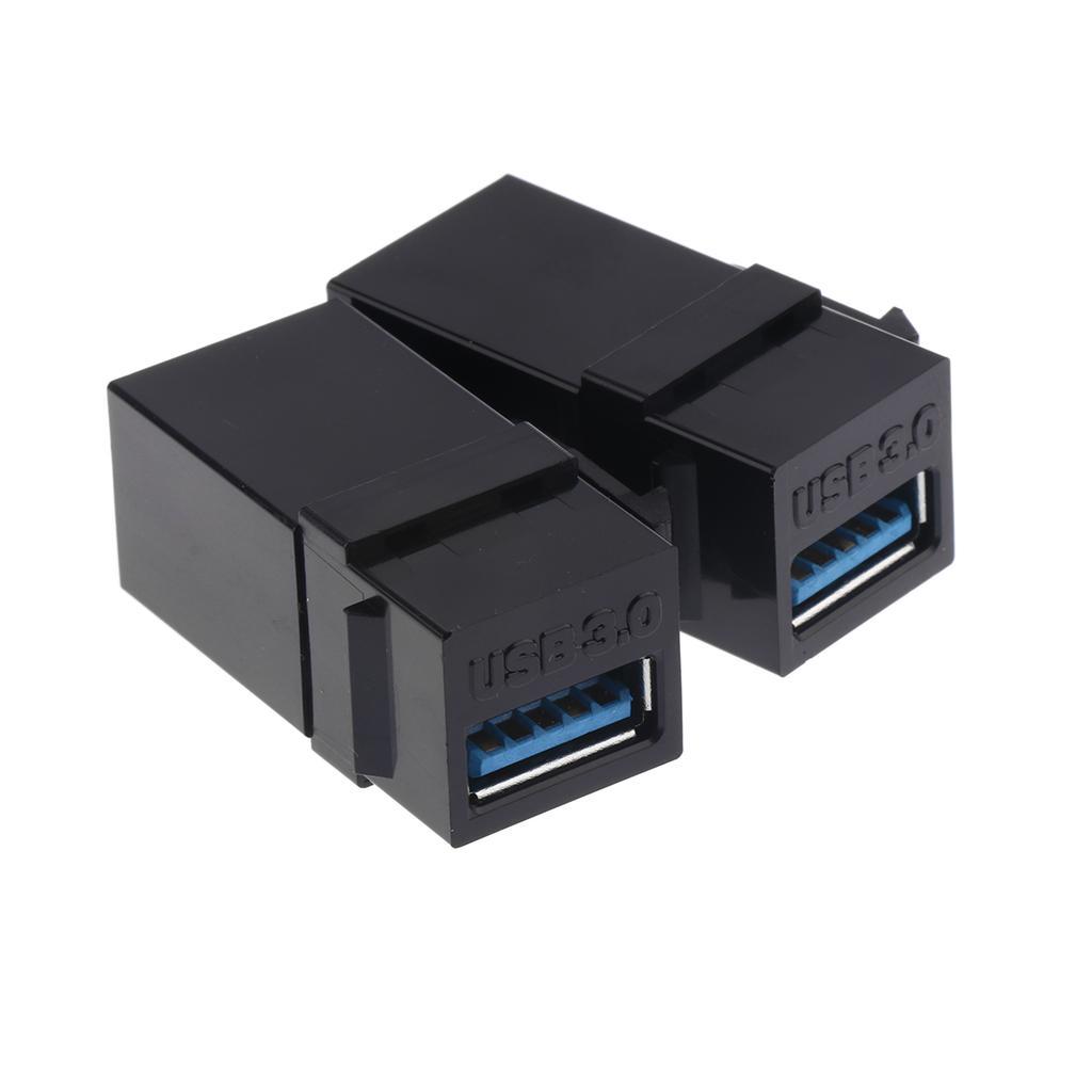 15pcs USB 3.0 A Female to Female Extension Keystone Coupler Adapter