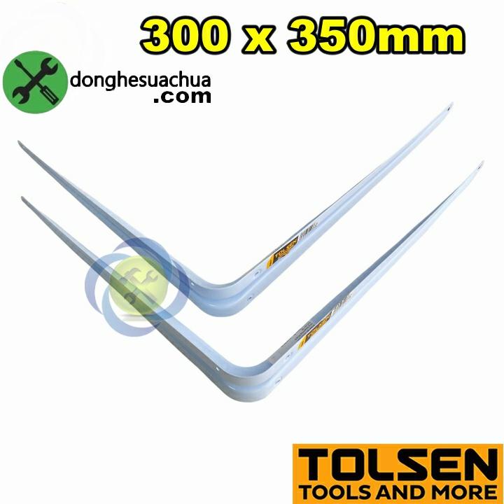 Giá đỡ kệ chữ L Tolsen 51017 kích thước 300mm x 350mm (2 cái)