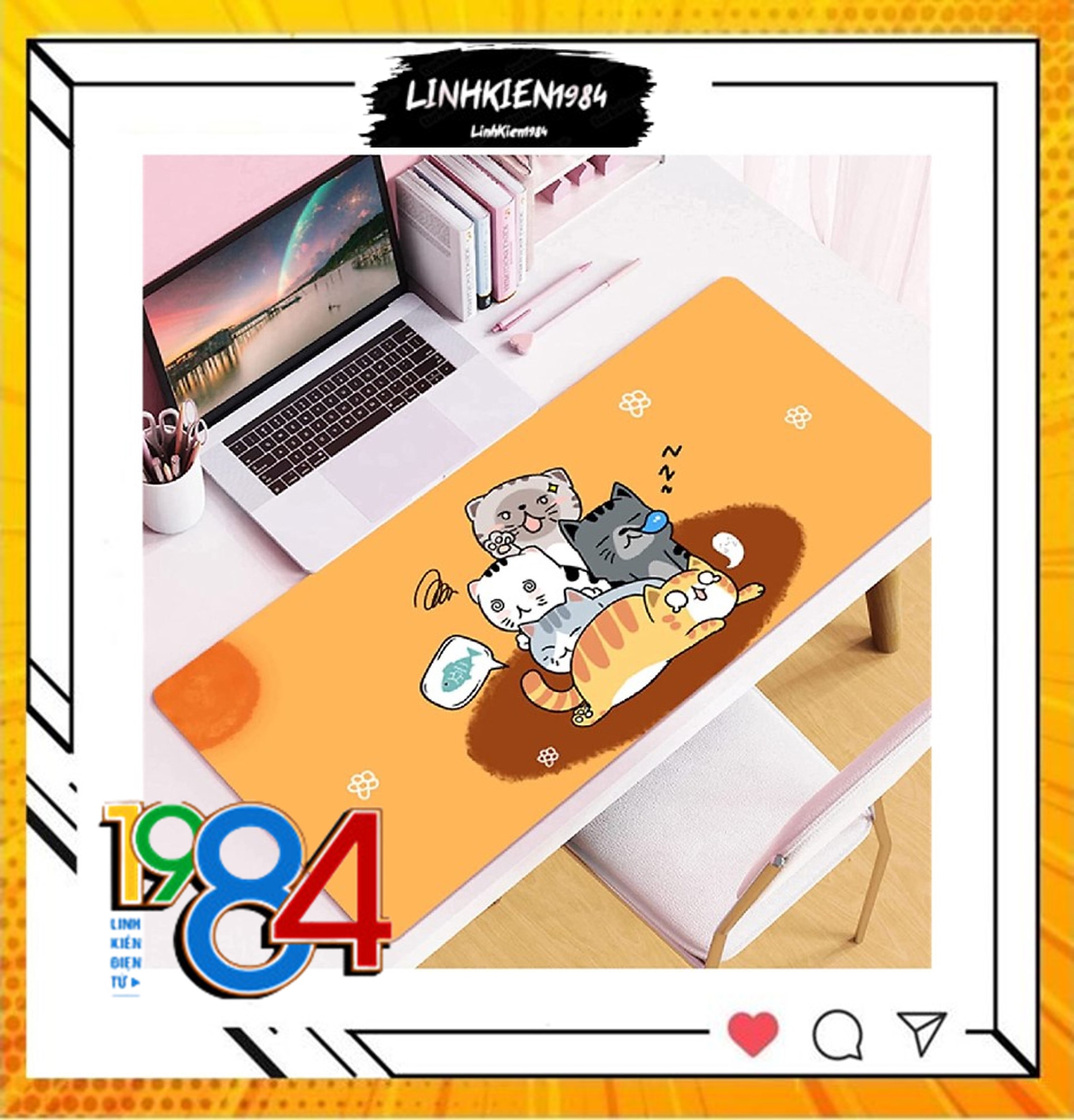 Lót chuột MOUSEPAD 400*900*3MM Mới ( Ngẫu nhiên )