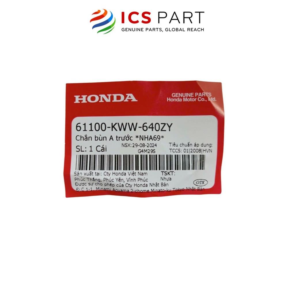 Dè Trước (Chắn Bùn Trước) HONDA Ws 110 2011-2013 Đen Nha69 (Không Tem) (61100KWW640ZY)