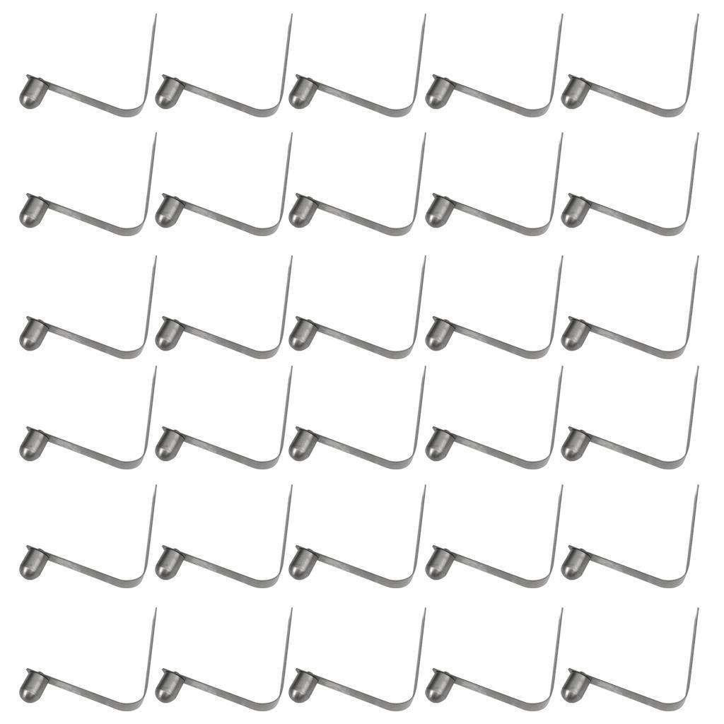 8mm Stainless Steel Kayak Spring Snap Clips Solid Tent Pole Clips Clips Locking Tube Pin