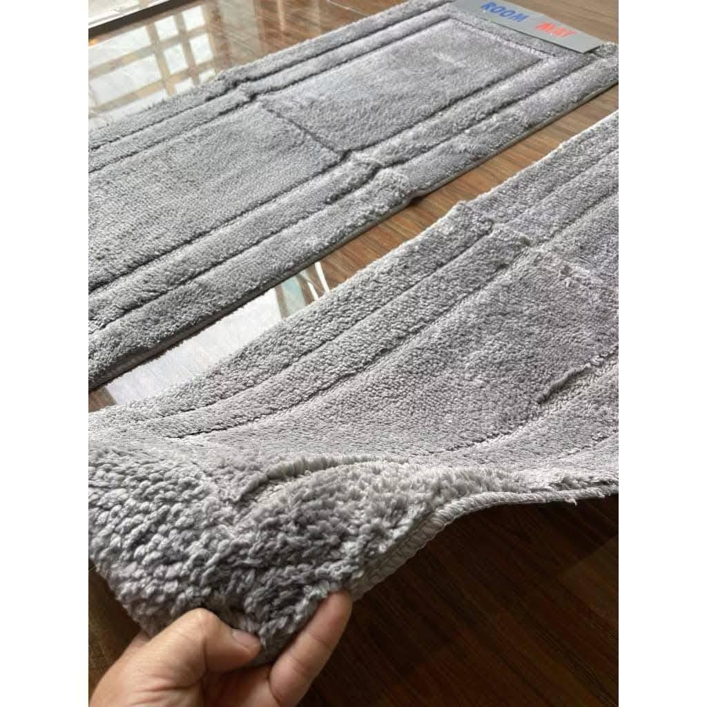 Thảm Bếp, Chùi Chân Lông Cừu Hàng Dày Đẹp, Chống Trượt Nhập Khẩu Cao Cấp - set 2 tấm ( 1 dài + 1 ngắn)