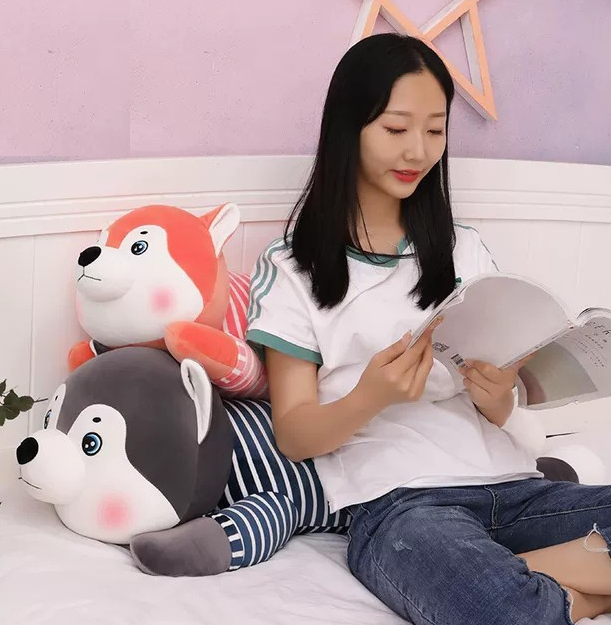 BỘ CHĂN GỐI VĂN PHÒNG HÌNH THÚ CHĂN GỐI VĂN PHÒNG HÌNH CHÓ ALASKA