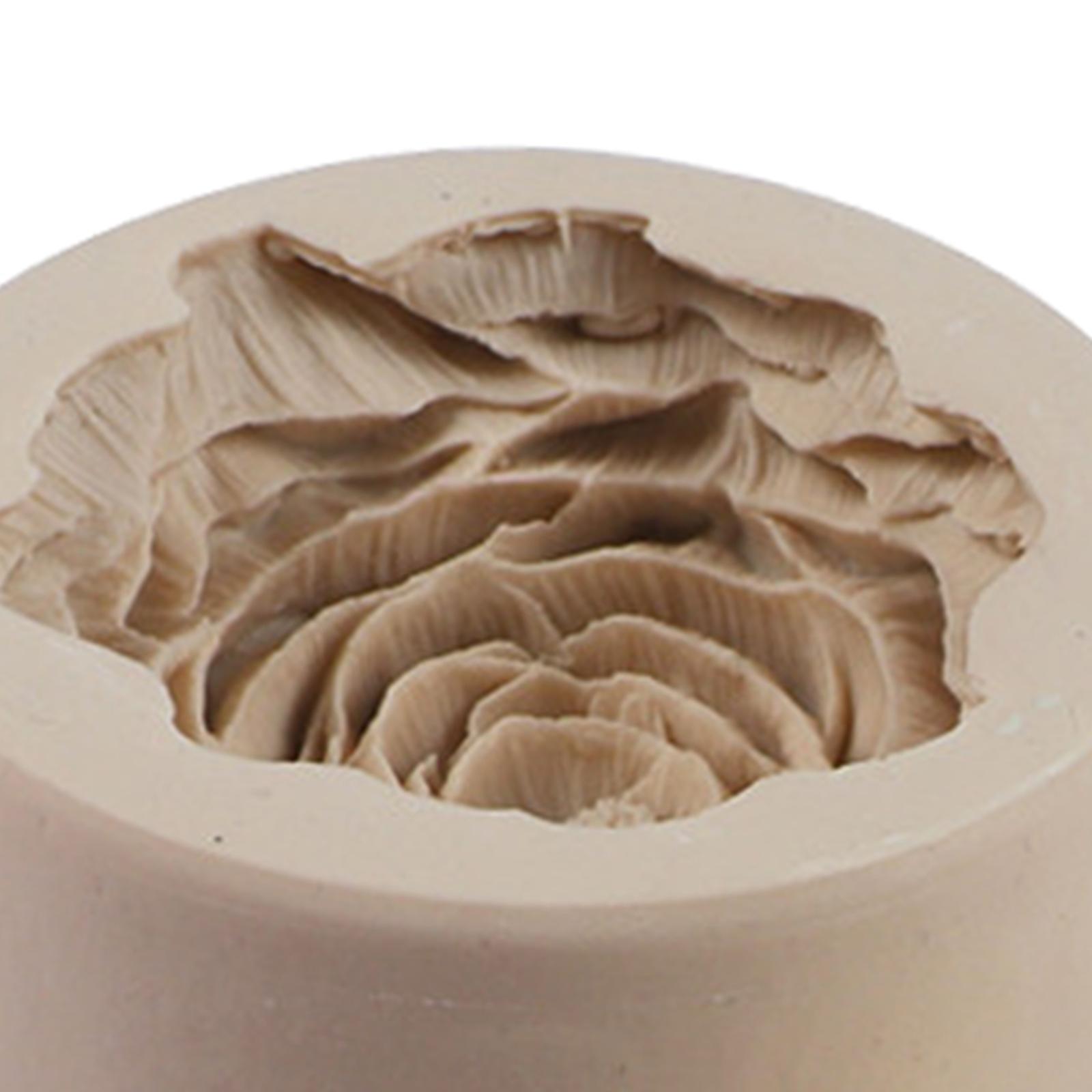 Rose Flower Mold DIY Candle Mould Clay Craft Candy Chocolate Making Tool