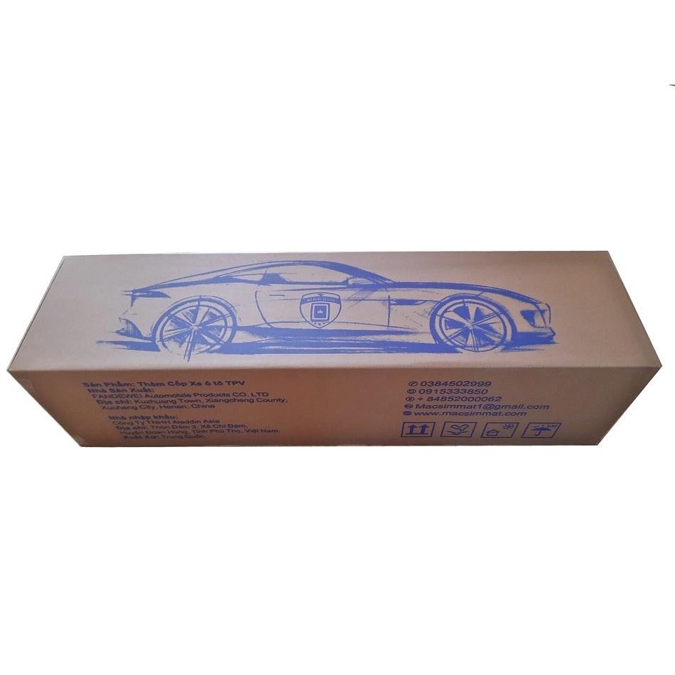 Thảm lót cốp xe ô tô Audi A5 2019-đến nay nhãn hiệu Macsim chất liệu TPV cao cấp màu đen