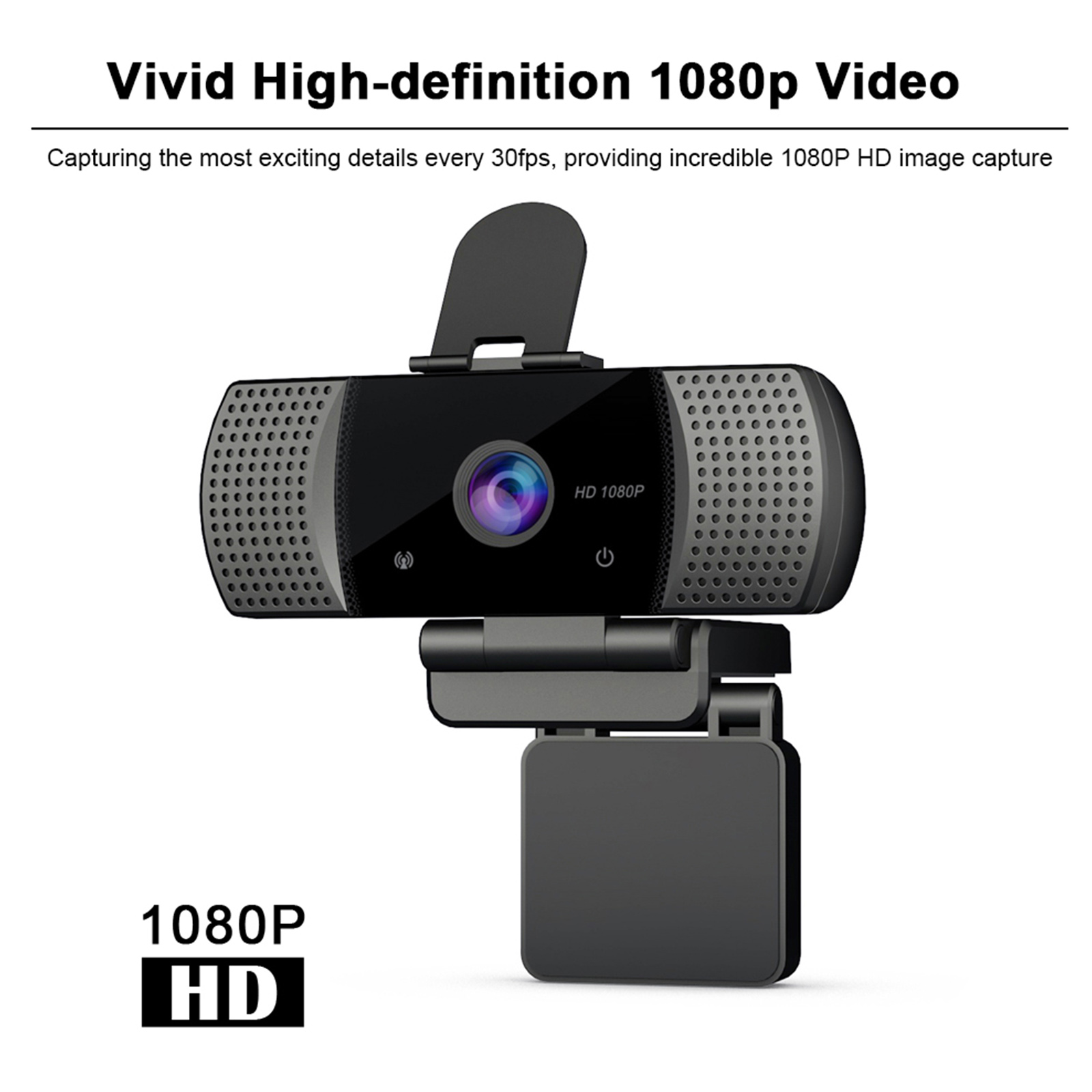 Webcam USB Góc Rộng Full HD 1080p USB2.0 Không Có Ổ Đĩa Với Mic Web Cam Cho Hội Nghị Trực Tuyến Phát Trực Tiếp Trên Máy Tính Xách Tay