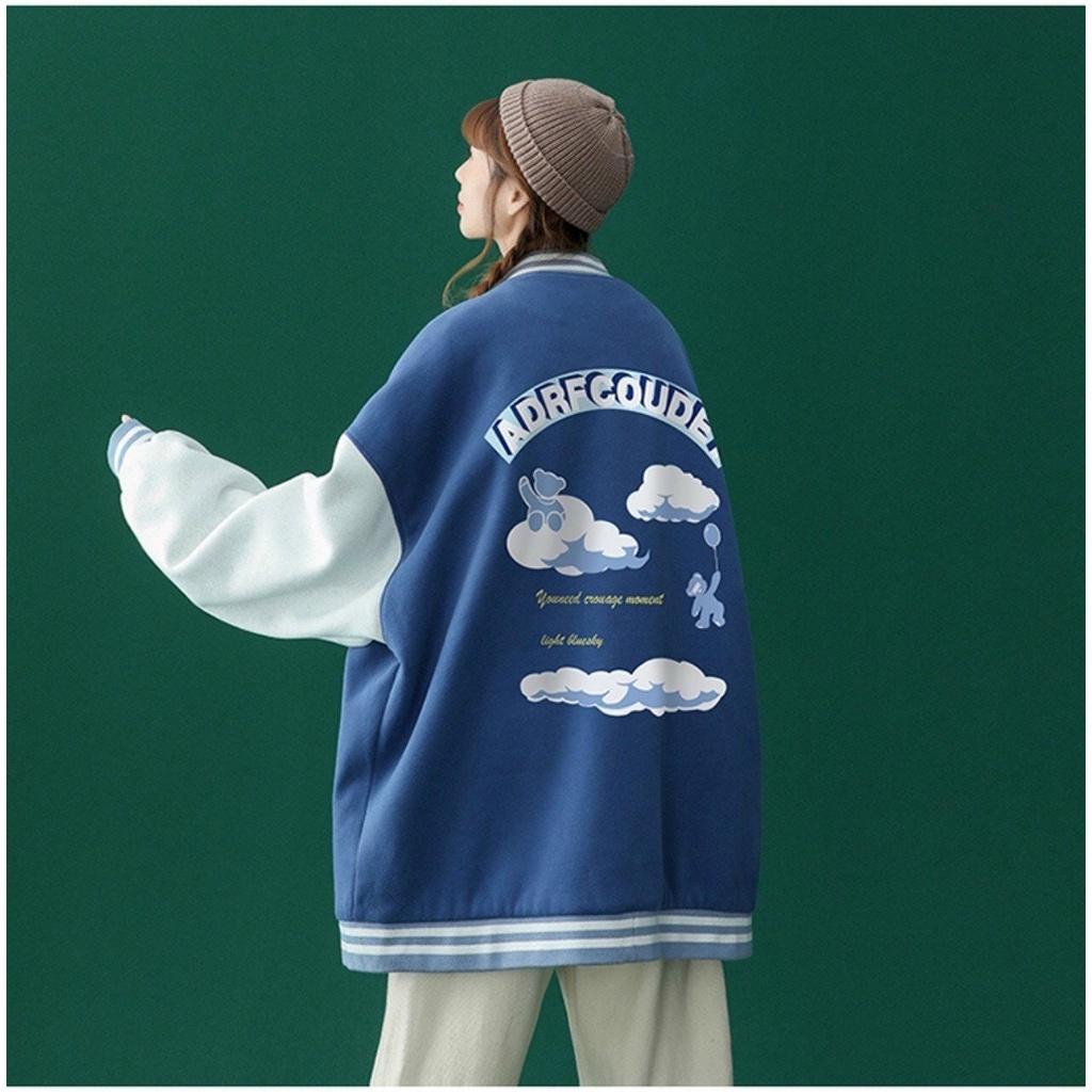 Áo Khoác Hoodie, Áo Khoác Nỉ Nam Nữ Dày Dặn Form Unisex In Họa Tiết Chữ AR Phối Nút Bấm Siêu Đẹp Hot Trend