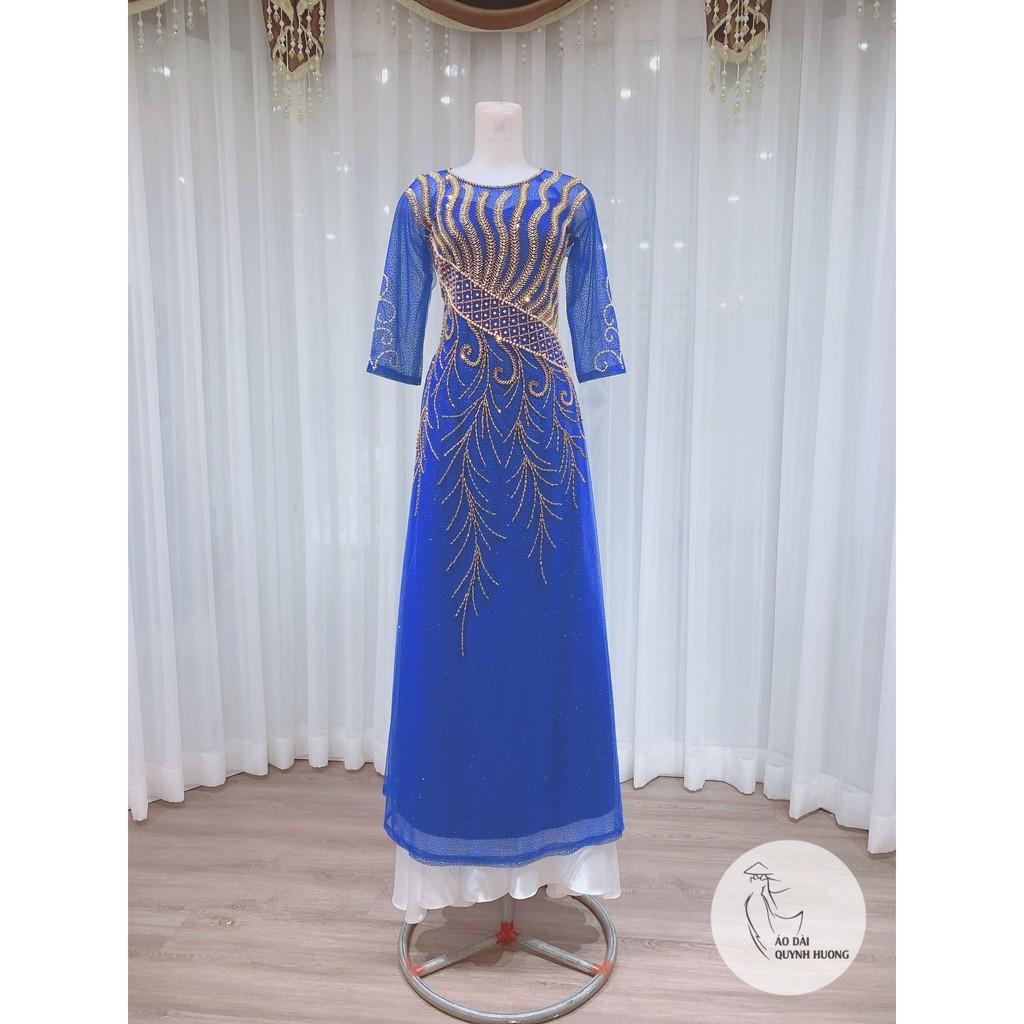 Áo dài mẹ kim sa cao cấp cực đẹp