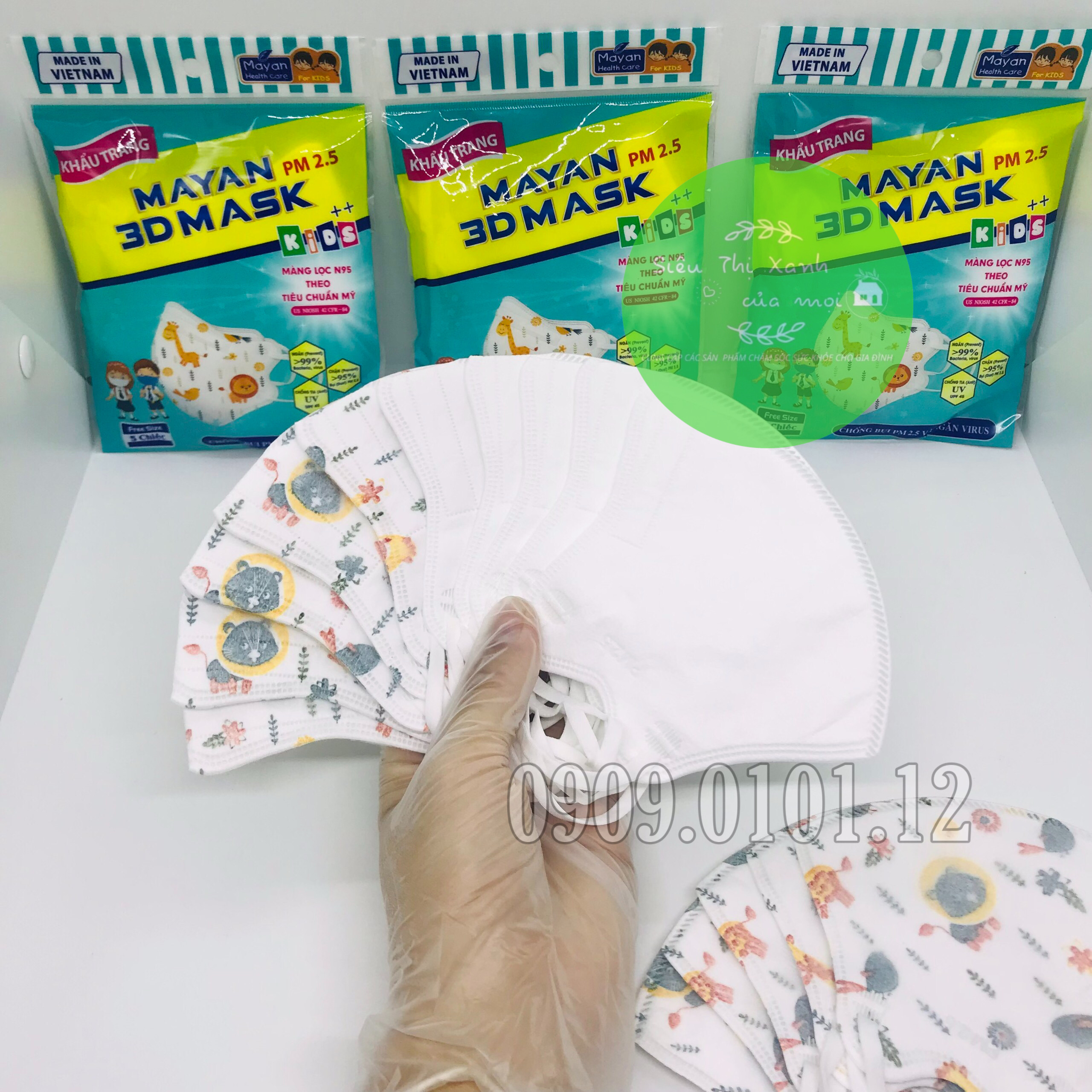 KHẨU TRANG TRẺ EM 3D Cao Cấp