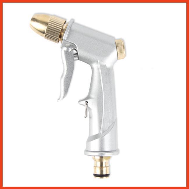 Bộ dây vòi xịt nước rửa xe, tưới cây . tăng áp 3 lần, loại 15m 206701 đầu đồng,cút đồng+ tặng mở chai