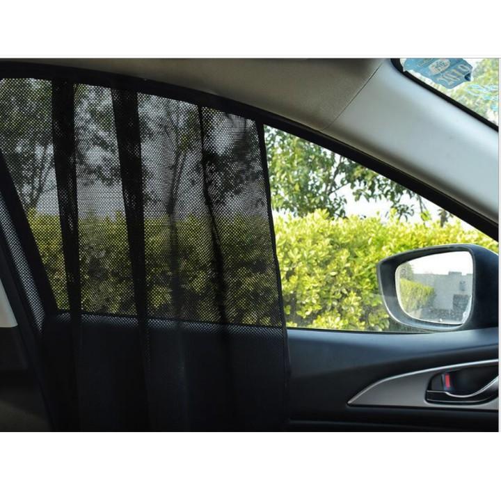 ️️ Bộ 4 màn che nắng phim cách nhiệt và 1 chắn nắng phản quang cỡ lớn cho ô tô 206718