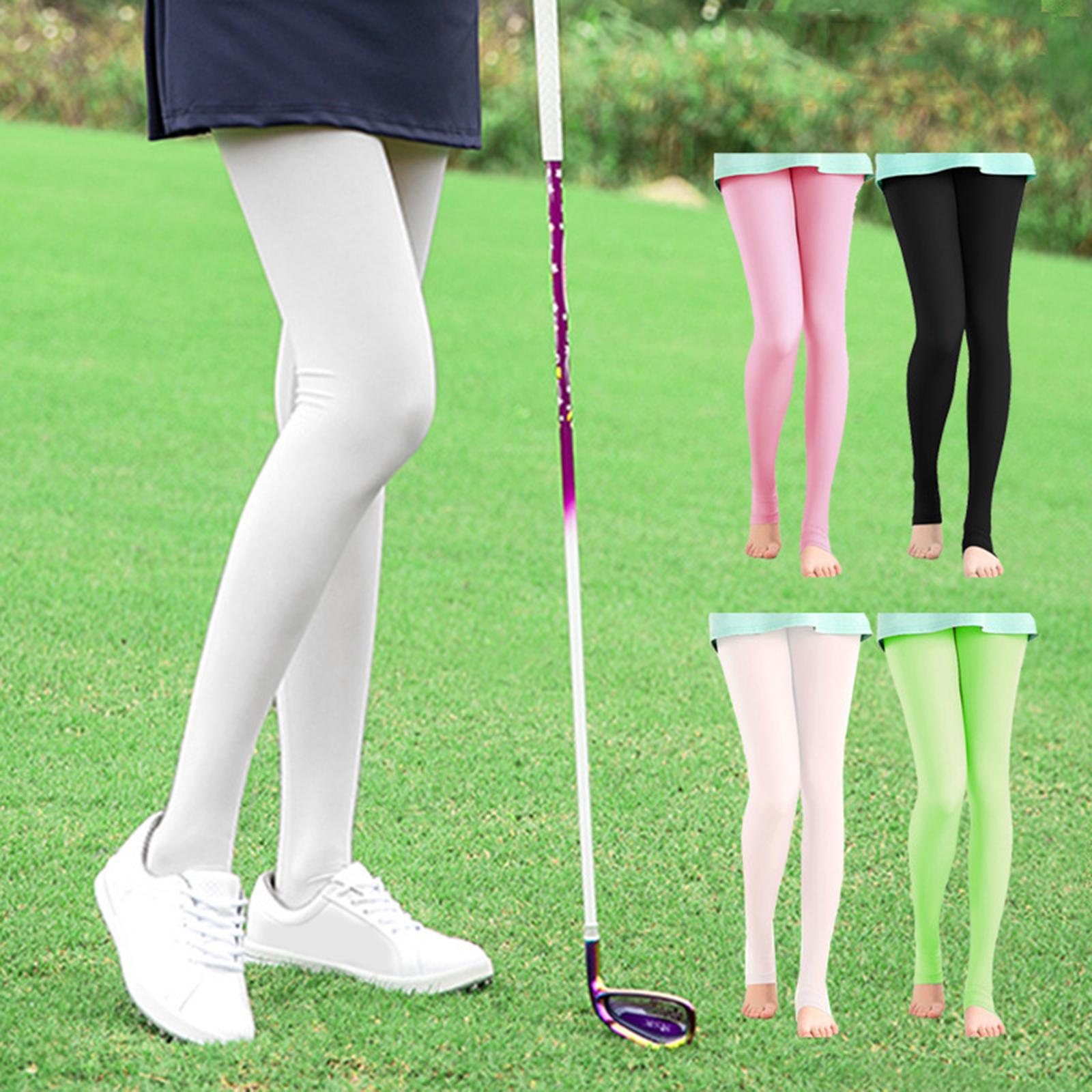Women's Leggings Pants Cool Ice Silk Breathable for Running Golf Tennis Yoga