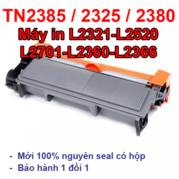 Hộp mực máy in Brother HL L2321D dùng cho máy HL L2366DW, L2320D, L2520D, L2701dw, L2360 - TN2325 - TN2385