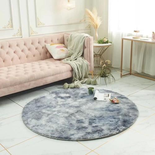 THẢM LÔNG LOANG TRÒN 1m x 1m