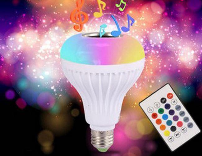 Đèn Led Kiêm Loa Bluetooh Music Lamp E27 12W LED RGB Bluetooth Speaker Bulb